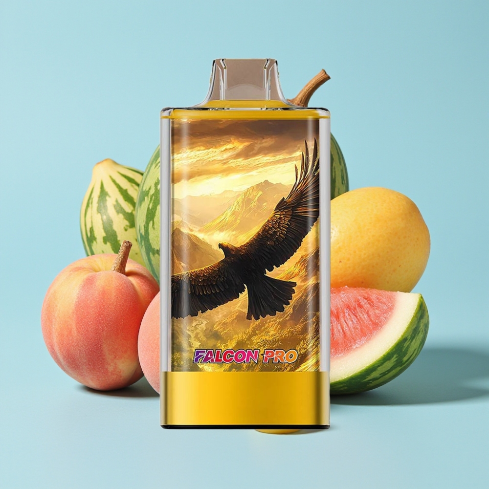 JNR Falcon Pro 28000 Vape Desechable 30ml 950mAh 5 Nicotina Duraznó Mango Sandía