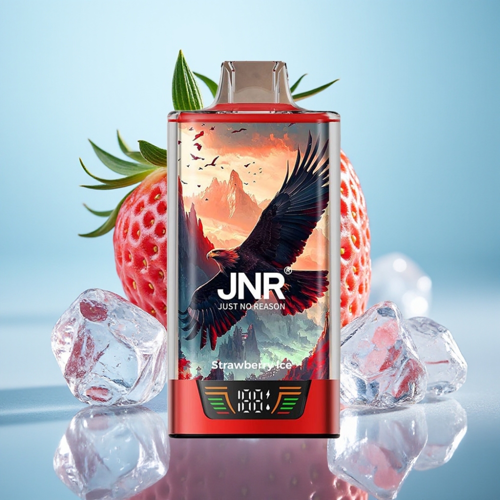 JNR Falcon Pro 28000 Vape Desechable 30ml 950mAh 5 Nicotina Fresa Helada