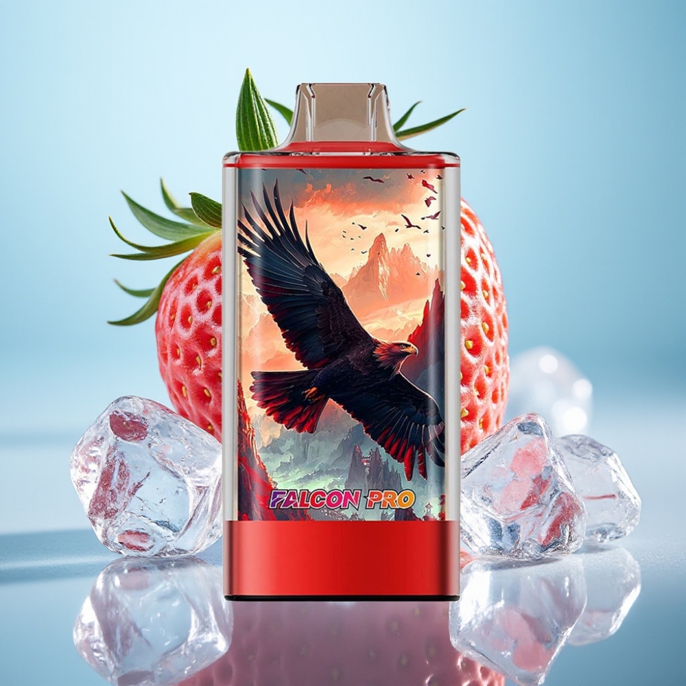 JNR Falcon Pro 28000 Vape Desechable 30ml 950mAh 5 Nicotina Fresa Helada
