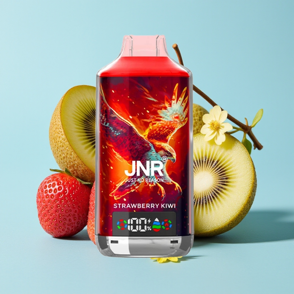 JNR Falcon X 18000 Puffs 750mAh 24ml Doble Malla Fresa Kiwi