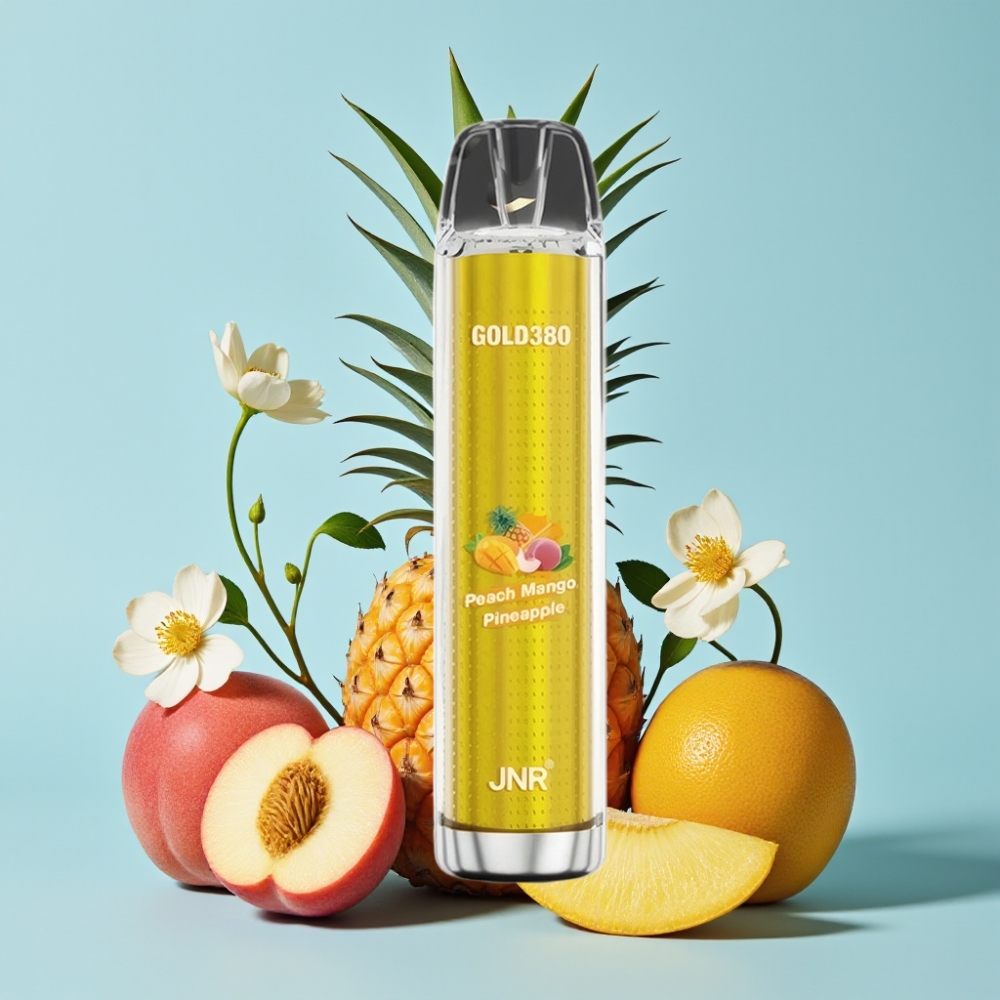 JNR Glod380 6000 Caladas Batería 1500mAh 13ml Durazno Mango Piña