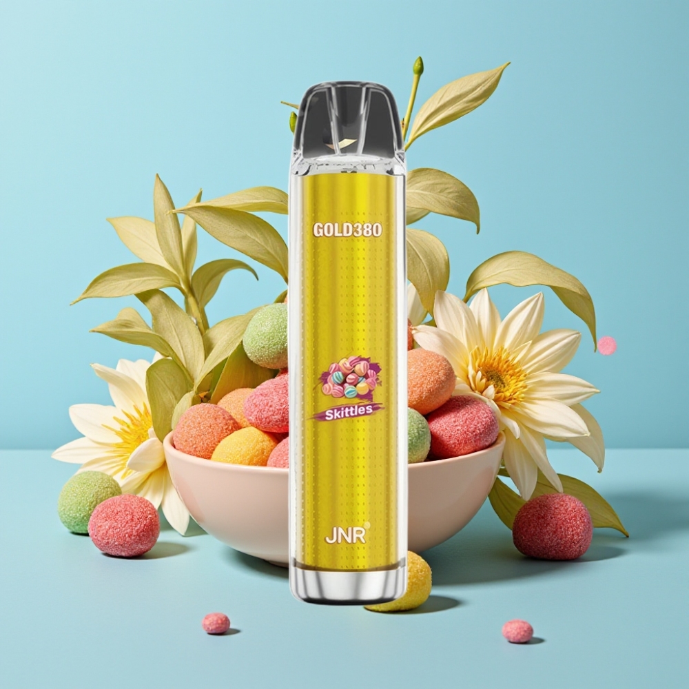 JNR Gold380 6000 Puffs 13ml 1500mAh 10ohm Sabor Skittles