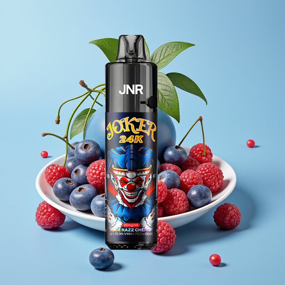 JNR Joker 10ml Recargable 24000 Caladas Sabor Cereza Frambuesa Azul