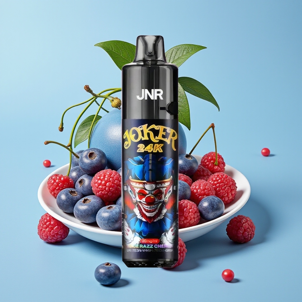 JNR Joker 10ml Recargable 24000 Caladas Sabor Cereza Frambuesa Azul
