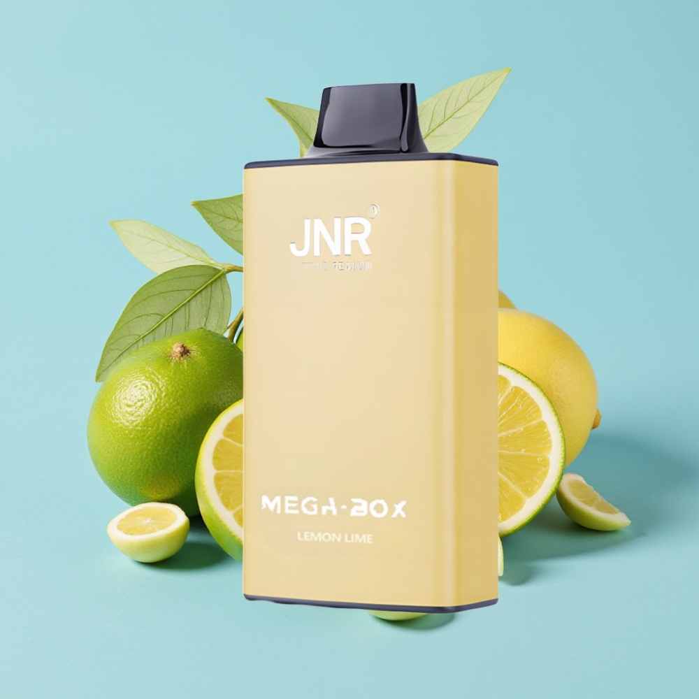 JNR Mega Box 25000 Caladas Vape Desechable con Limón y Lima 30ml 850mAh Dual Mesh