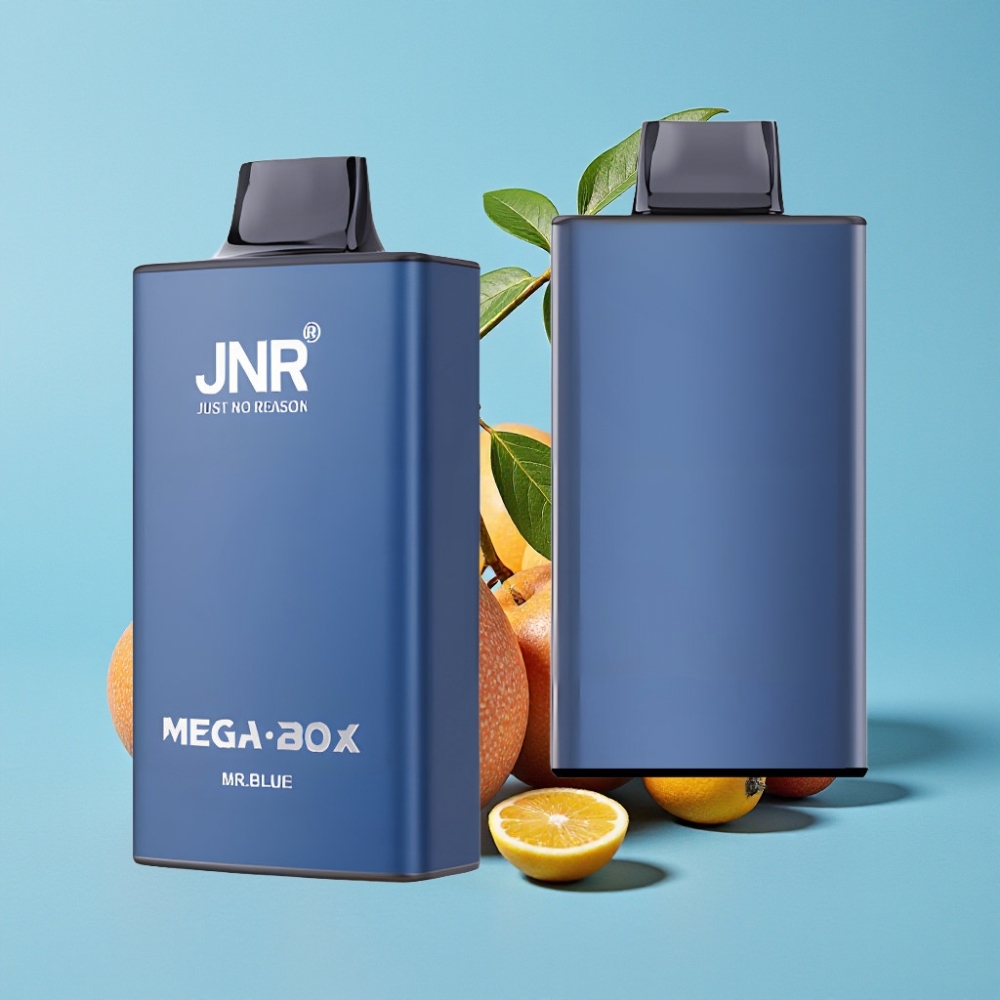 JNR Mega Box 25000 Puffs 30ml 850mAh Carga Rápida Tipo-C Sabor Sr Azul