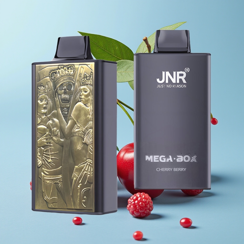 JNR Mega Box 25000 Puffs 30ml 850mAh Doble Malla Cereza Arándano
