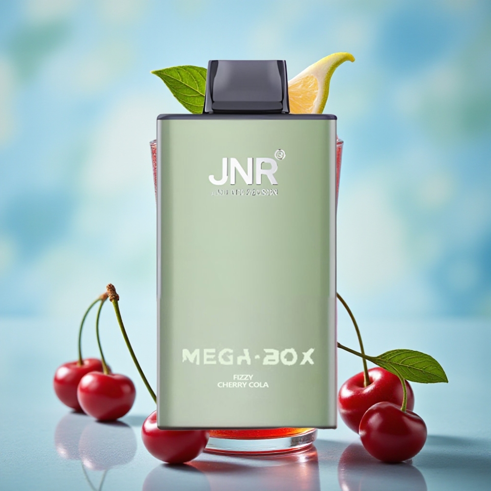JNR Mega Box 25000 Puffs 30ml Bebida de Cereza Cola Fizzy Vape Desechable