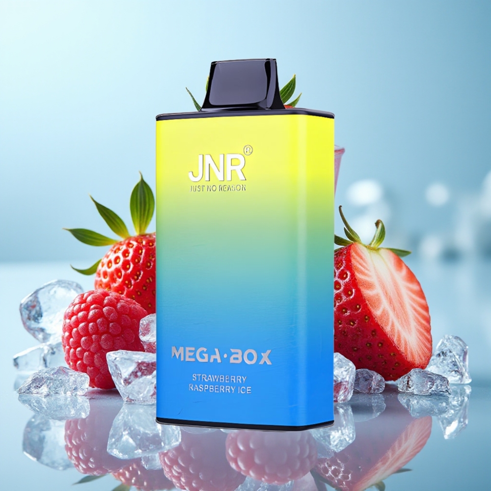JNR Mega Box 25000 Puffs 30ml Fresa Frambuesa Hielo