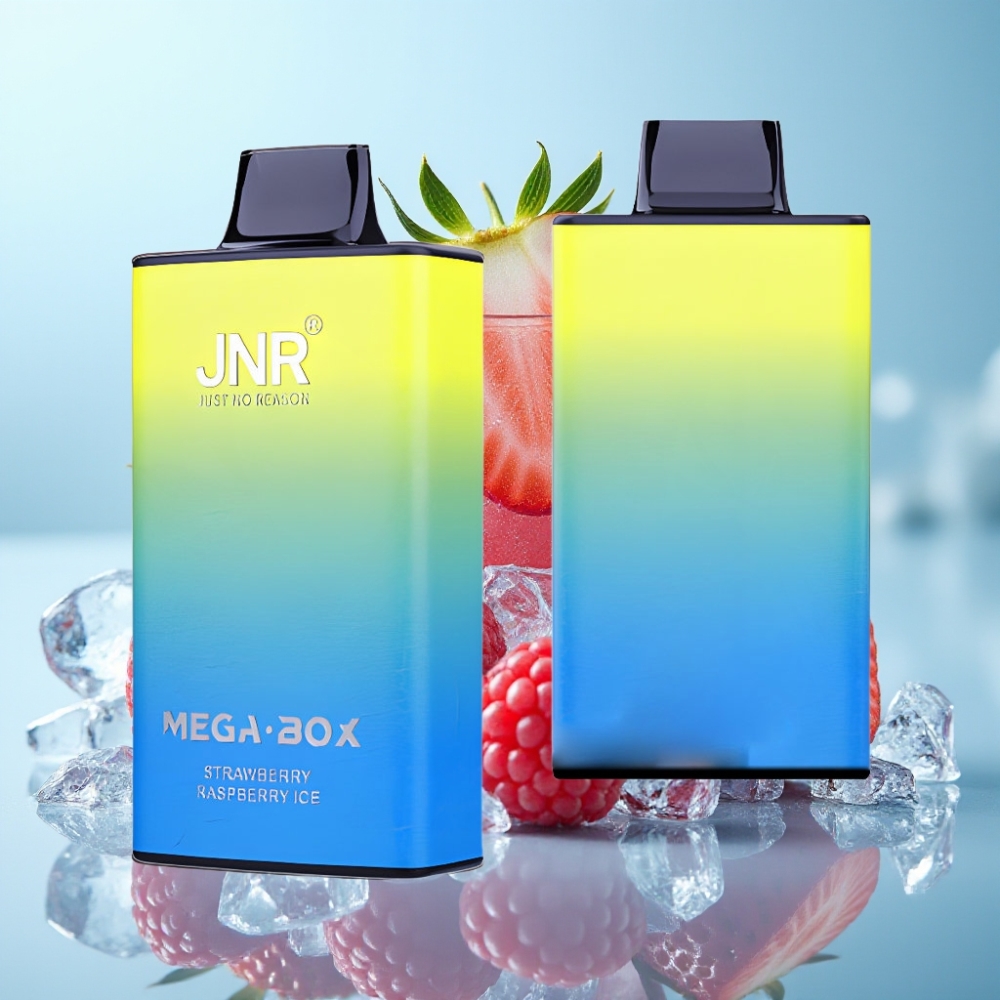 JNR Mega Box 25000 Puffs 30ml Fresa Frambuesa Hielo
