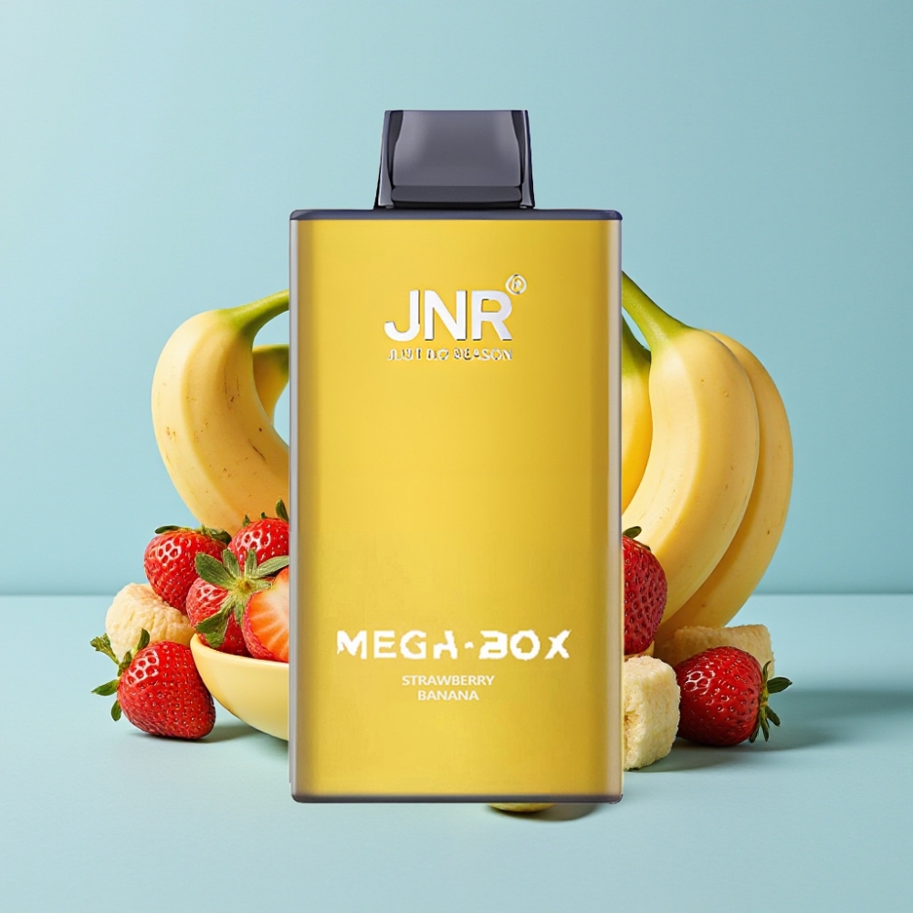 JNR Mega Box 25000 Puffs Carga Rápida Type-C 30ml Fresa Plátano