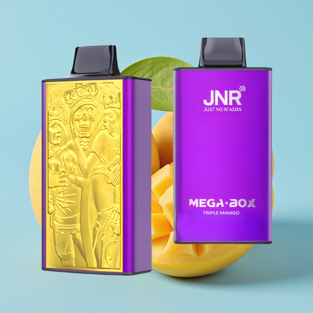 JNR Mega Box 25000 Puffs Recargable con Triple Mango 30ml Batería 850mAh
