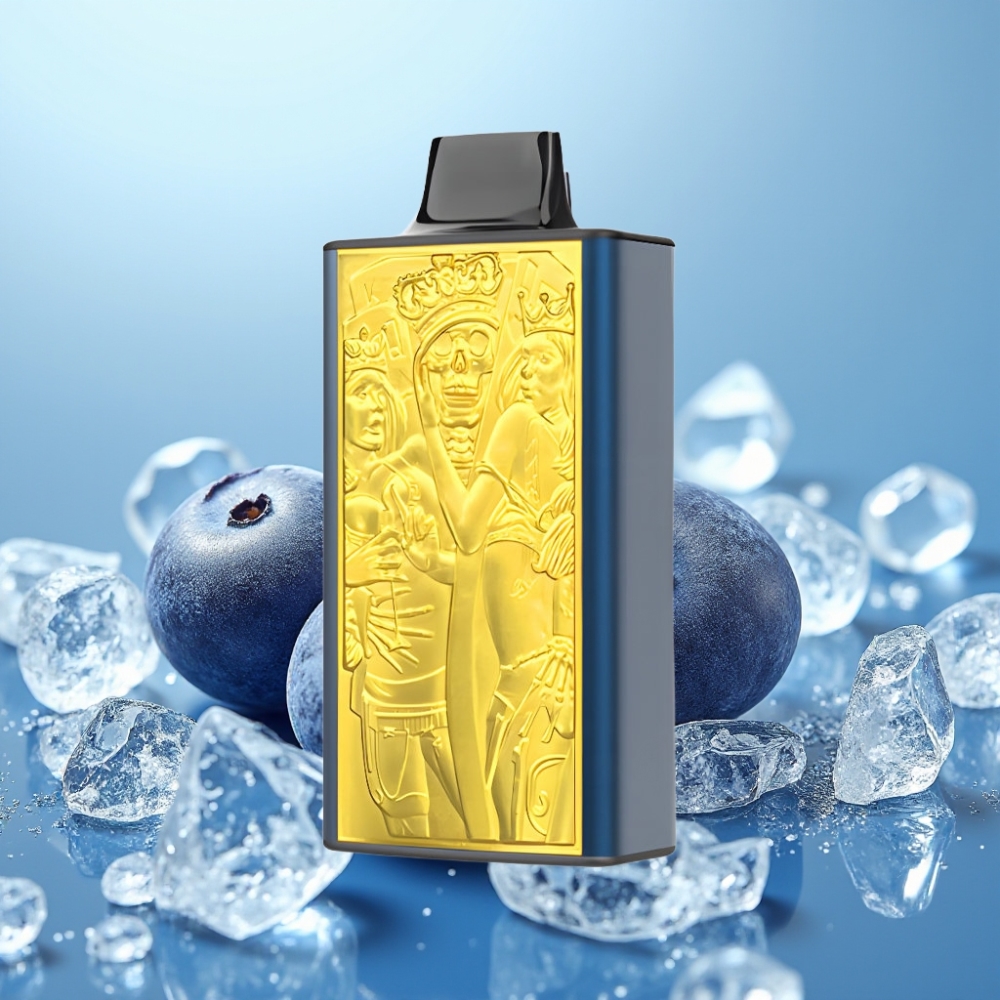 JNR Mega Box 25000 Puffs Vape Desechable 30ml 850mAh Dual Mesh Carga Rápida Type-C 2 Nicotina Sabor Arándano Helado
