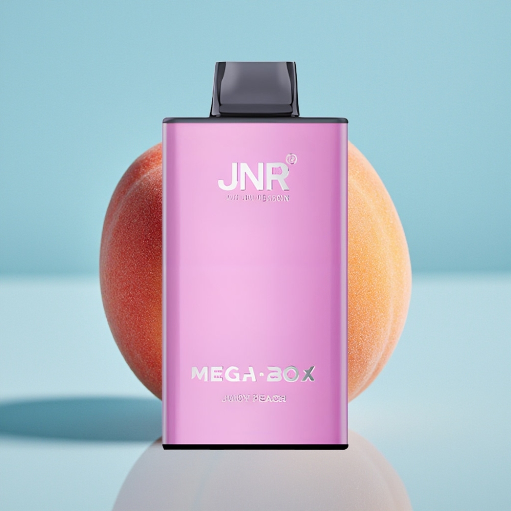 JNR Mega Box 25000 Puffs Vape Desechable con Duraznos Jugosos 30ml 850mAh Dual Mesh
