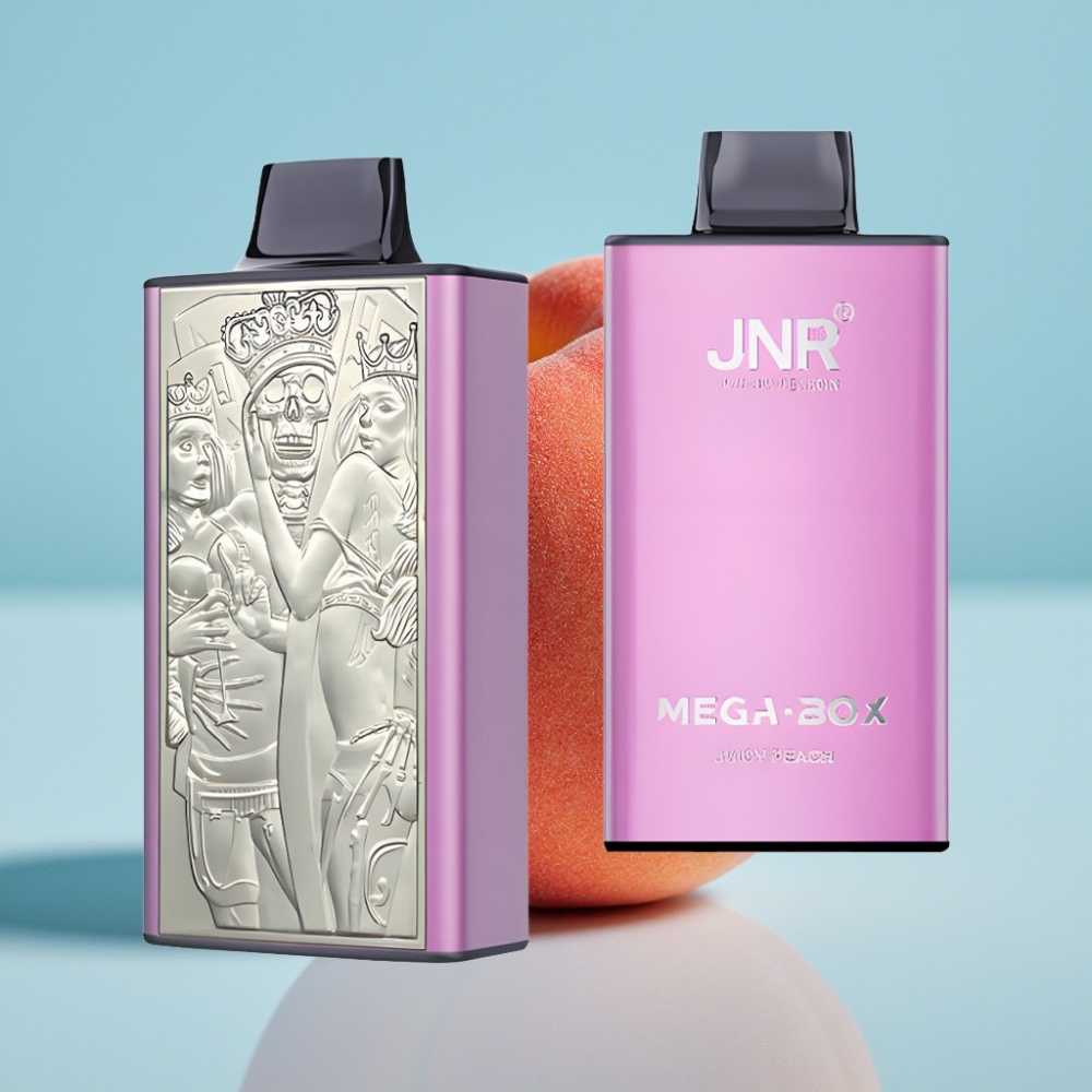 JNR Mega Box 25000 Puffs Vape Desechable con Duraznos Jugosos 30ml 850mAh Dual Mesh