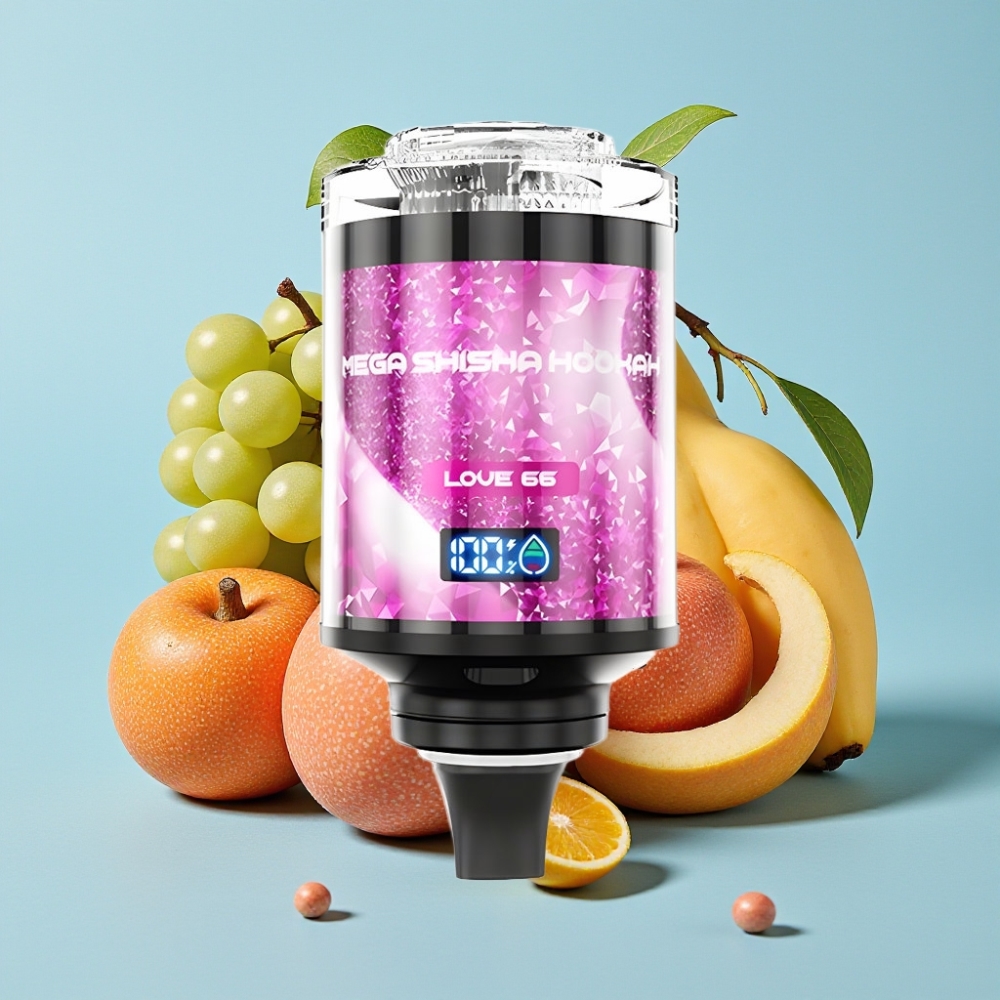 JNR Mega Shisha Hookah 100K Compatibilidad de Escritorio Amor 66 60ml 2200mAh