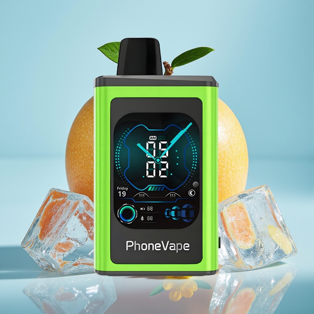 JNR PhoneVape 30000 caladas Batería 850mAh Tipo-C Turbo Manzana Ácida Helada