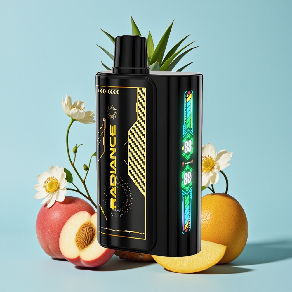 JNR Radiance 31000 Caladas Pantalla Inteligente Sabor DURAZNO MANGO PIÑA