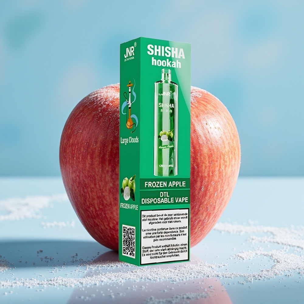 JNR Shisha Hookah 12000 Puffs 750mAh 24ml Manzana Congelada