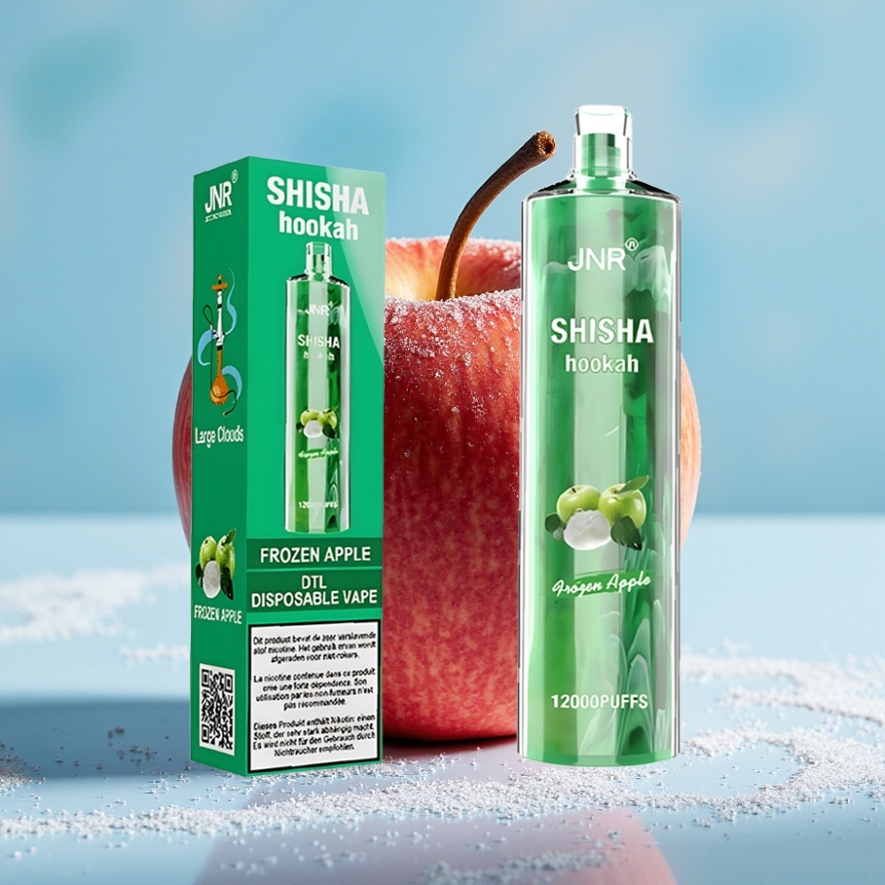 JNR Shisha Hookah 12000 Puffs 750mAh 24ml Manzana Congelada