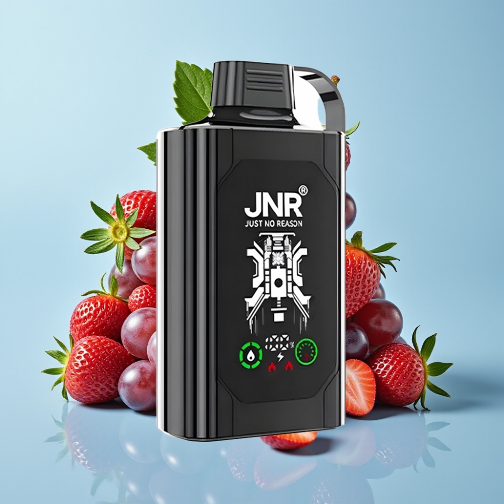 JNR Shisha Hookah Box 20500 Puffs HD 1000mAh Tipo-C 25ml Fresa Uva