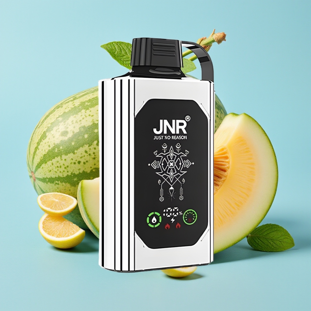 JNR Shisha Hookah Box 20500 Puffs HD Display 1000mAh 25ml Doble Melón Menta