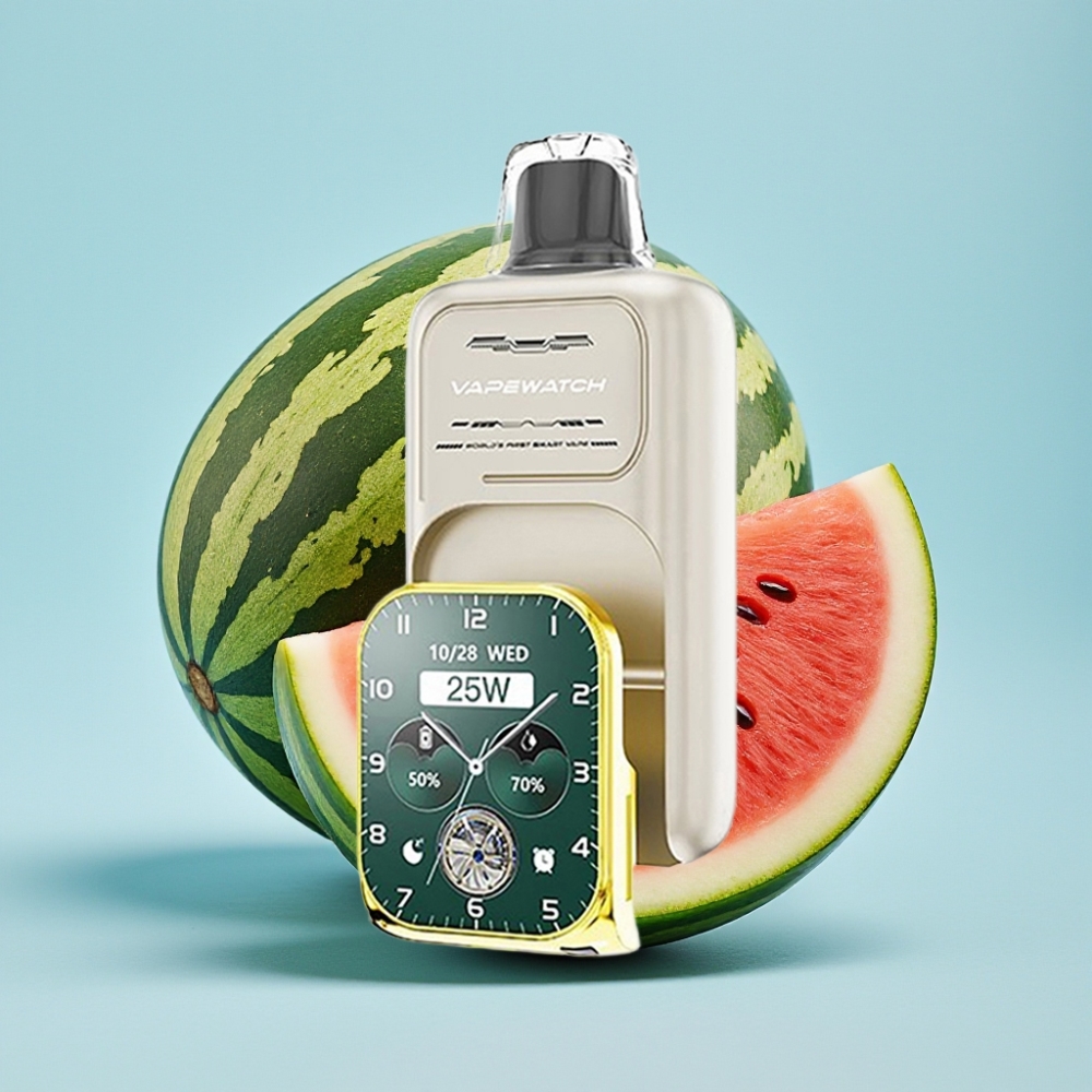 JNR VapeWatch 30000 Caladas Batería 1000mAh 19mL Sandía Helada