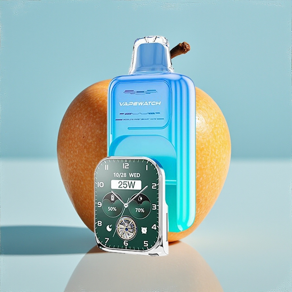 JNR VapeWatch 30000 Puffs 19mL 5 Dual Mesh Manzana Ácida Helada