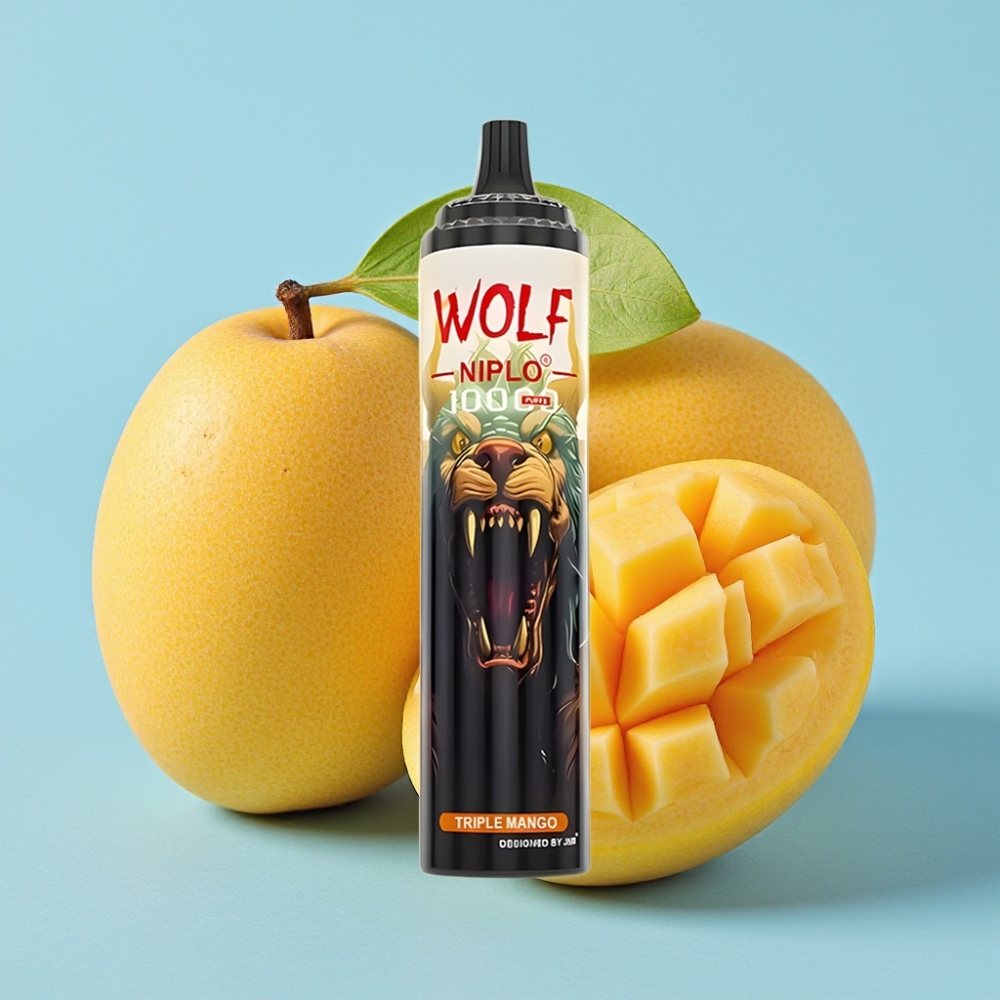 JNR Wolf Niplo 10000 Puffs Triple Mango 20ml 5 Tipo-C
