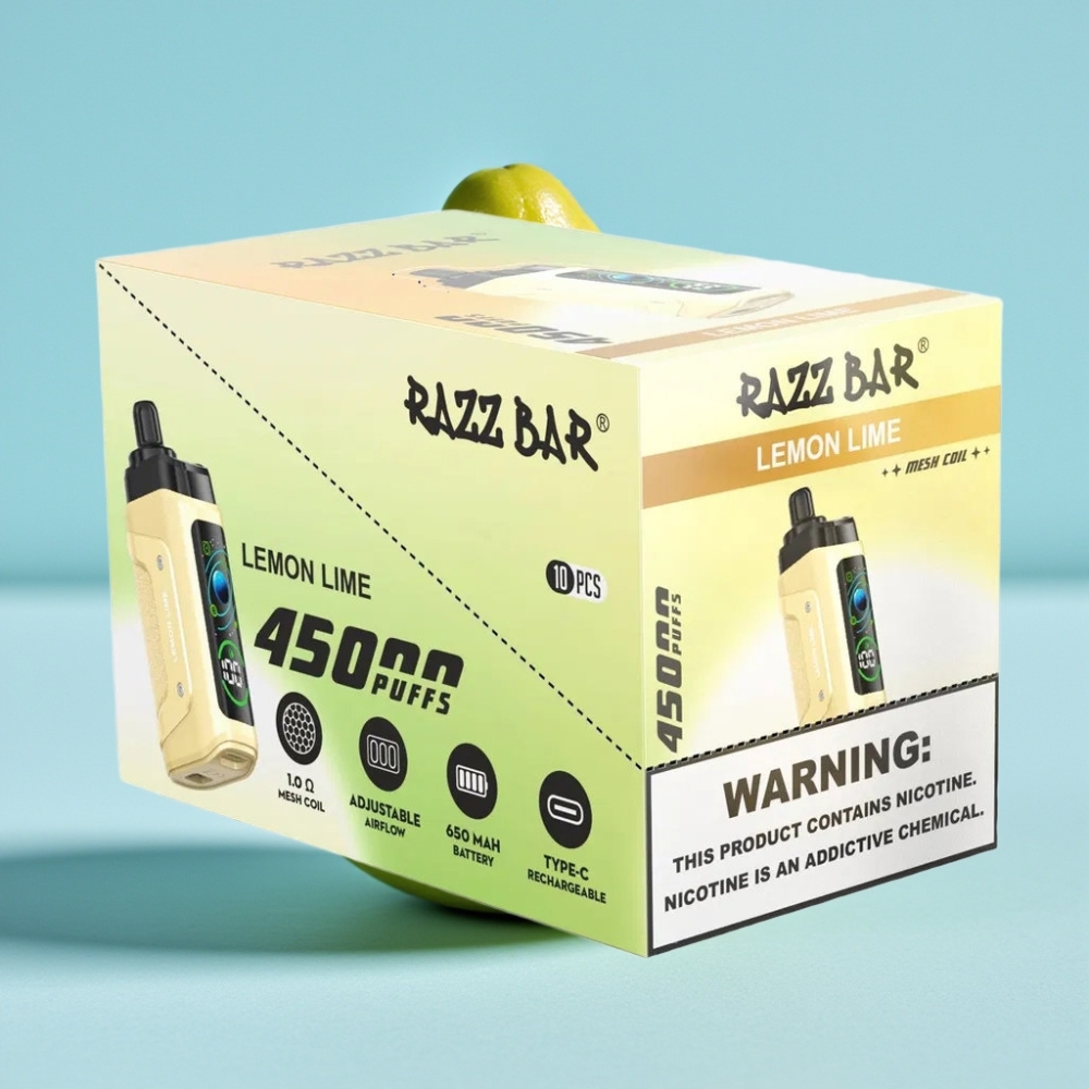 Razz Bar 45000 Caladas Bobina Malla 10 Ohm Aire Ajustable Lima Limón