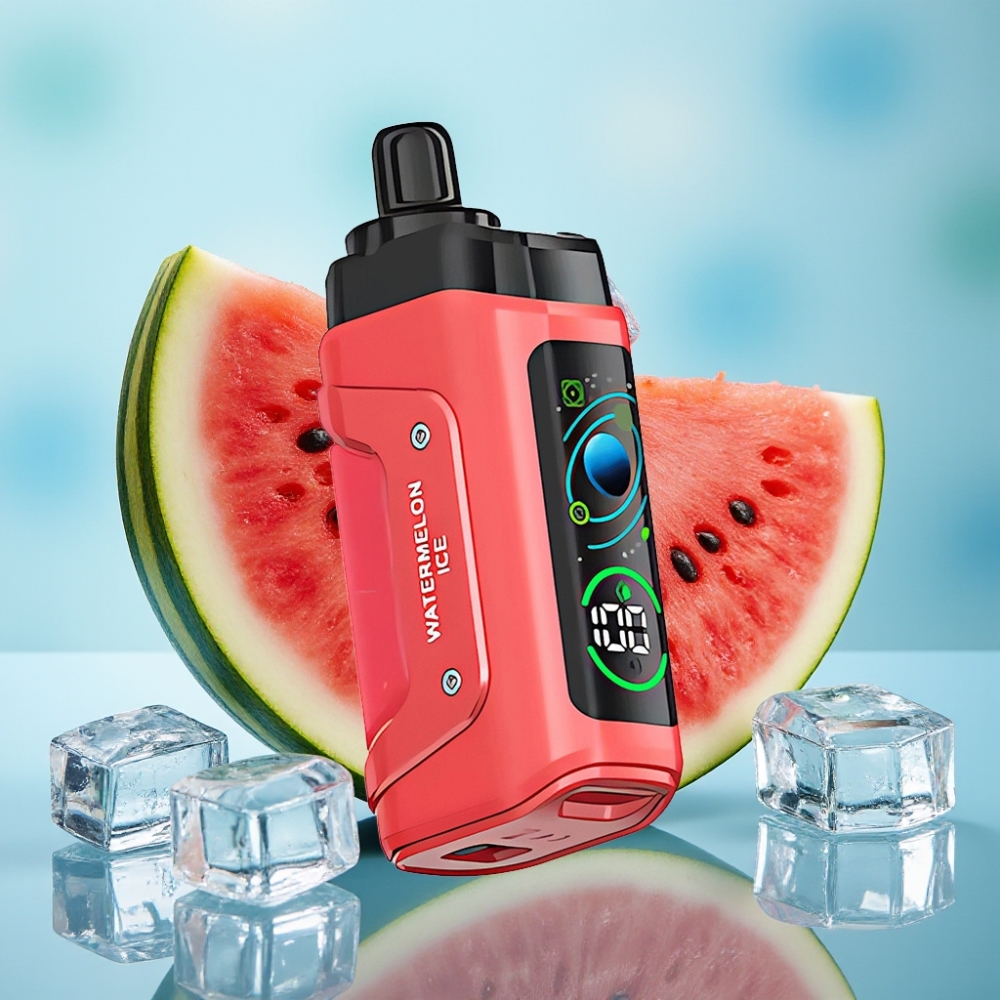 Razz Bar 45000 Puffs Vape Desechable 10 Ohm Malla Aire Ajustable Sandía Helada