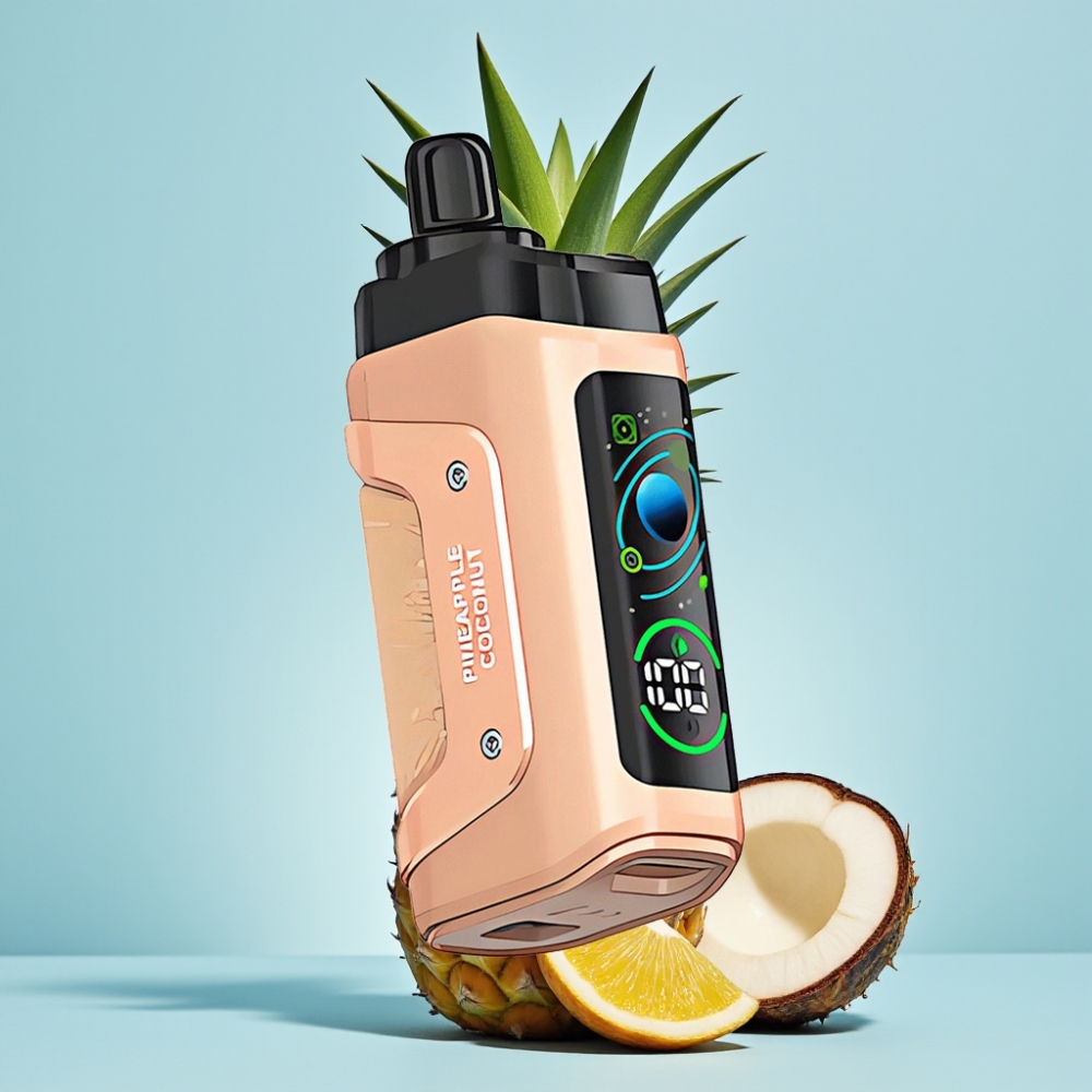 Razz Bar 45000 Puffs Vape Desechable Bobina Mesh 10 Ohm Piña Coco