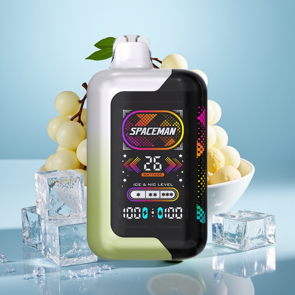 SMOK Spaceman SP40000 Cero Nicotina 20ml Uva Blanca Hielo