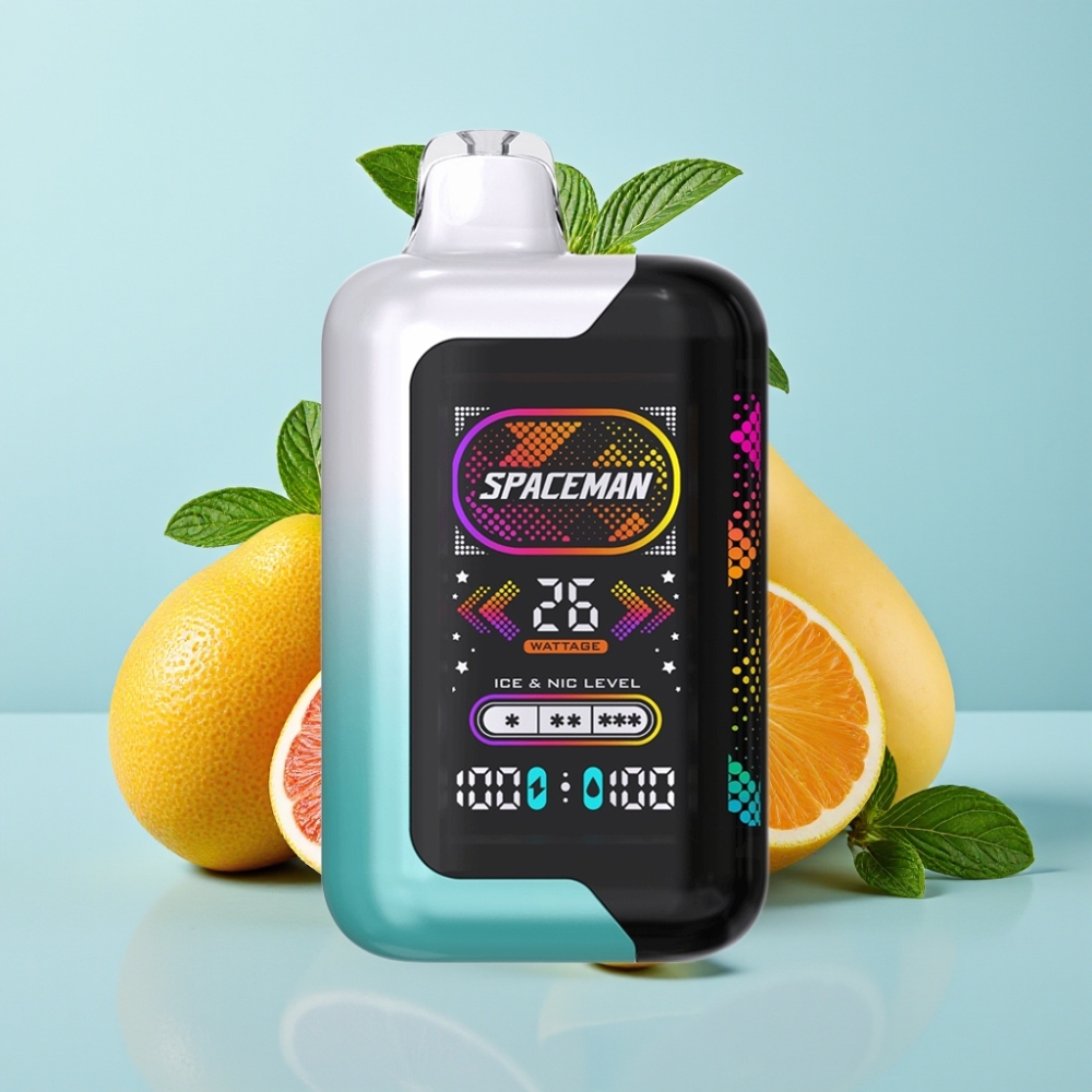 Spaceman SP40000 Cero Nic Menta Fresca 20ml 1000mAh Pantalla LED 40KPuffs