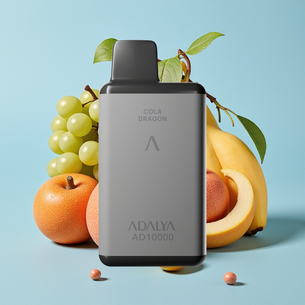 Adalya AD 10000 Puffs Vape Desechable Gris Espacial Amor 66 USB-C 14ml 2