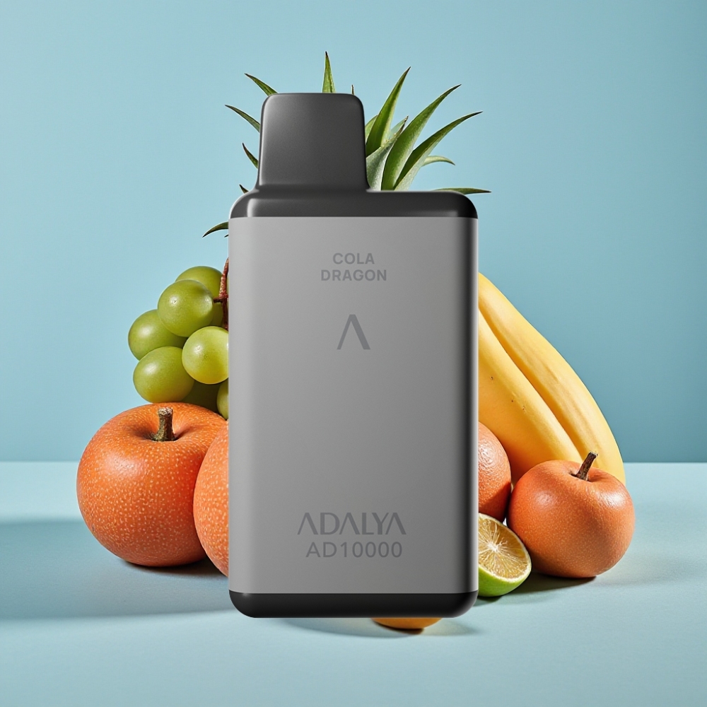 Adalya AD 10000 Puffs Vape Desechable Gris Espacio USB-C 14ml 2 Asesina de Hombres