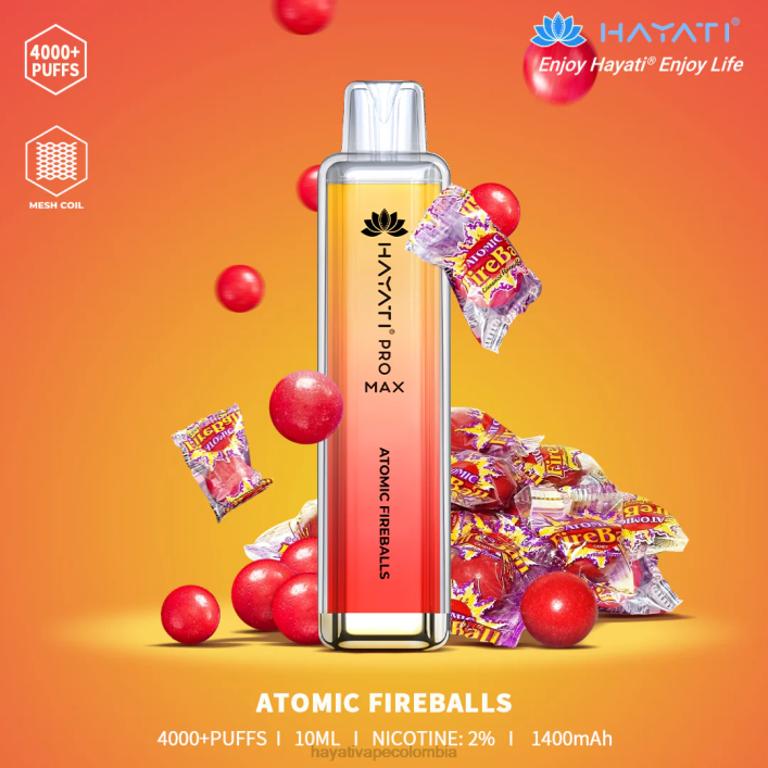 Hayati flavour list - 0NLV89 Hayati Pro Max desechable bola de fuego atómica