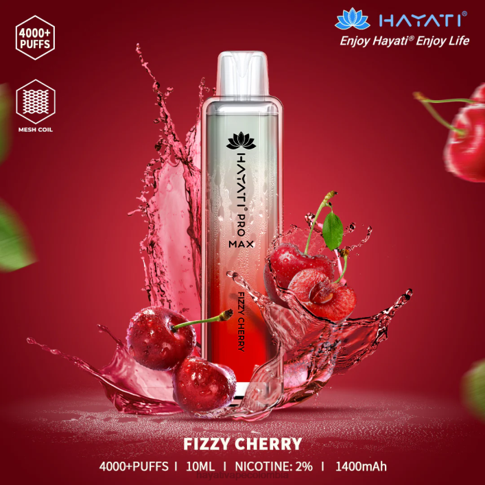 Hayati flavour vapes - 0NLV103 Hayati Pro Max desechable cereza gaseosa