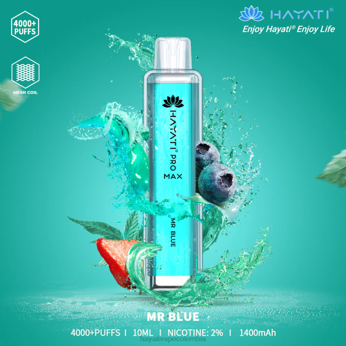 Hayati flavour vapes - 0NLV113 Hayati Pro Max desechable señor azul