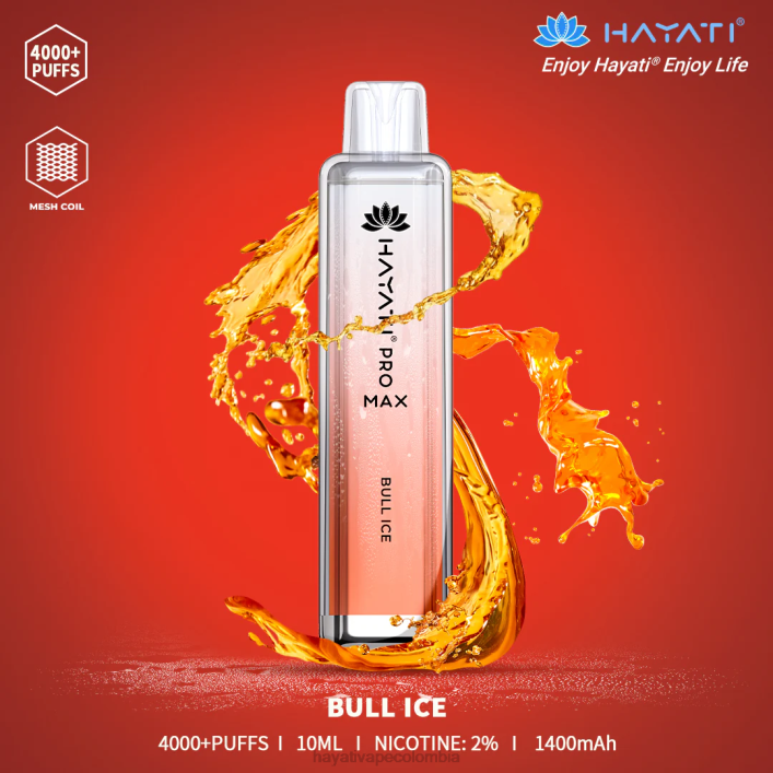 Hayati flavours Colombia - 0NLV132 Hayati Pro Max desechable hielo de toro
