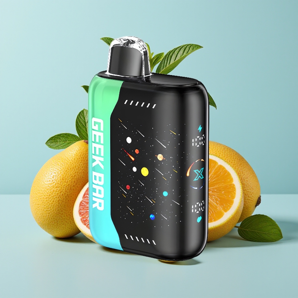 Geek Bar Pulse X 25000 Caladas 18mL Pantalla 3D USB-C Bobina Dual Meteorito