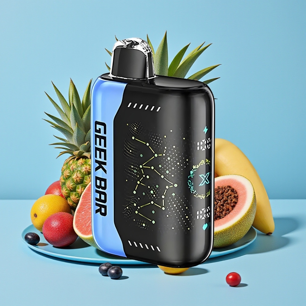 Geek Bar Pulse X 25000 Caladas Hasta 18mL Pantalla 3D USB-C Doble Malla