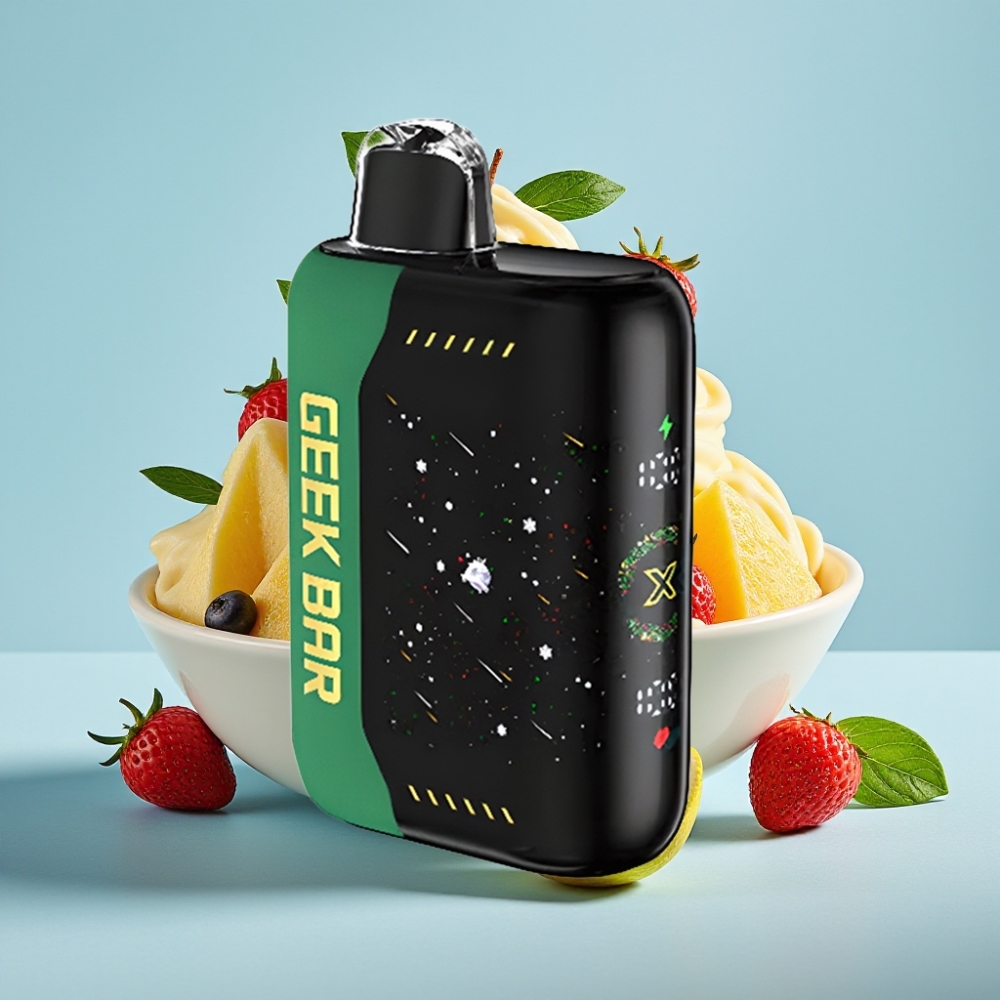 Geek Bar Pulse X 25000 Caladas Hasta 18mL Pantalla 3D USB Tipo-C Doble Malla Navidad