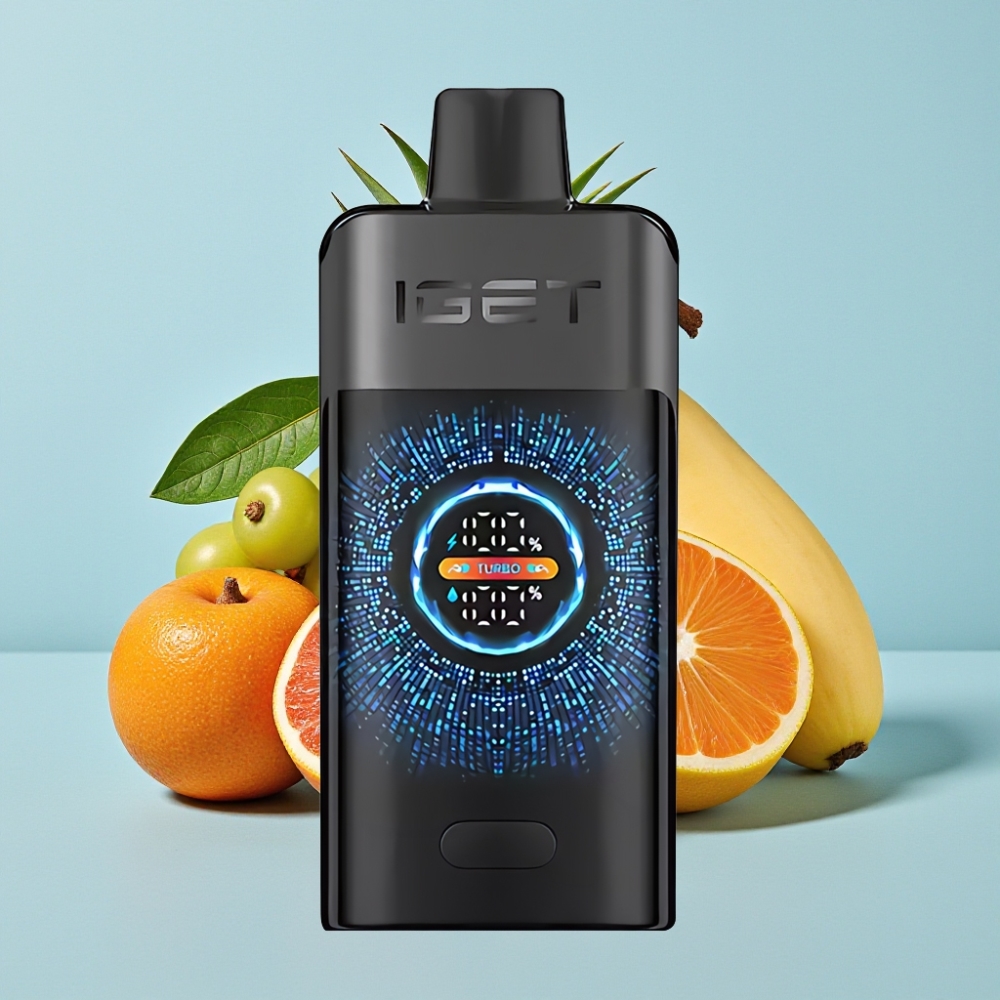 IGET ONE 12000 Puffs Turbo 9000 Pantallas Material PCTG+ALU+PC Sabor Bosque Negro