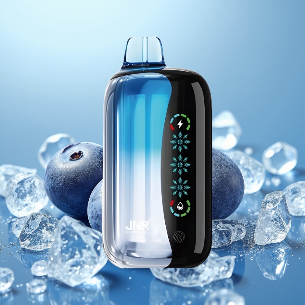 JNR Flex Ice 21000 Puffs Ajustable 26ml Pantalla Táctil Dual Mesh Arándano Helado