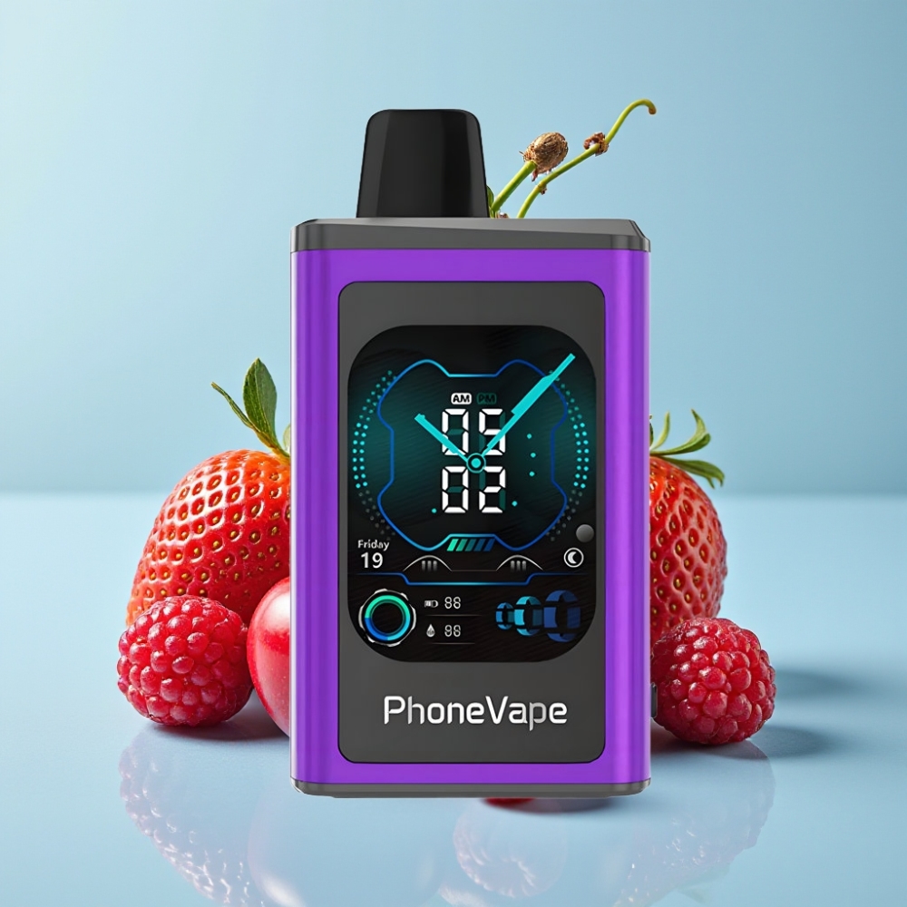 JNR PhoneVape 30000 caladas Batería 850mAh Tipo-C Turbo Cereza Fresa Frambuesa