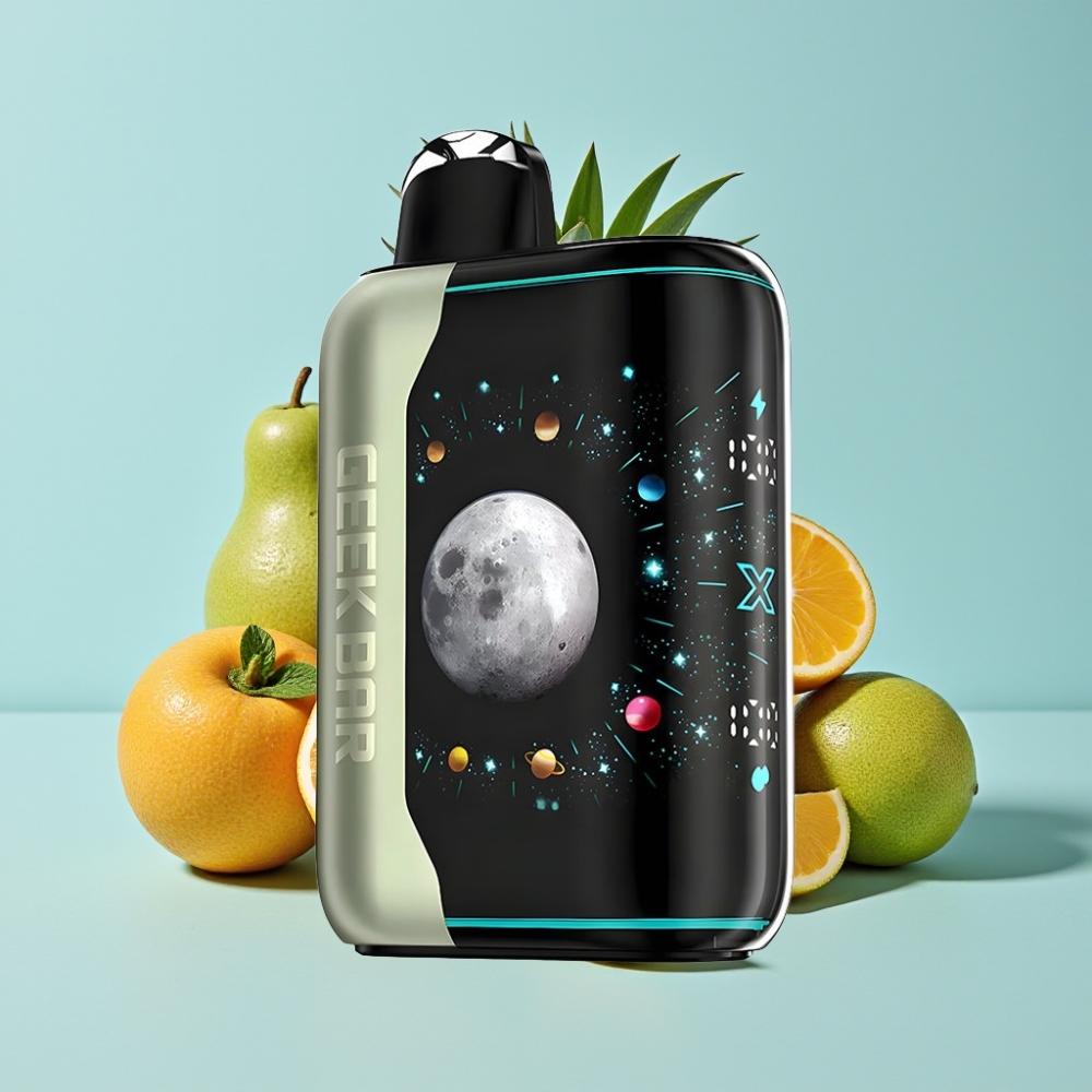 GEEK BAR Platinum Edition 25000 Puffs Menta Miami Acabado Platino