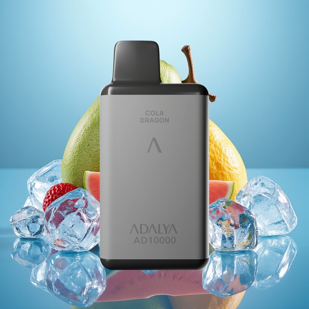 Adalya AD 10000 Puffs Vape Desechable Gris Espacio Hielo Azul Recargable USB-C
